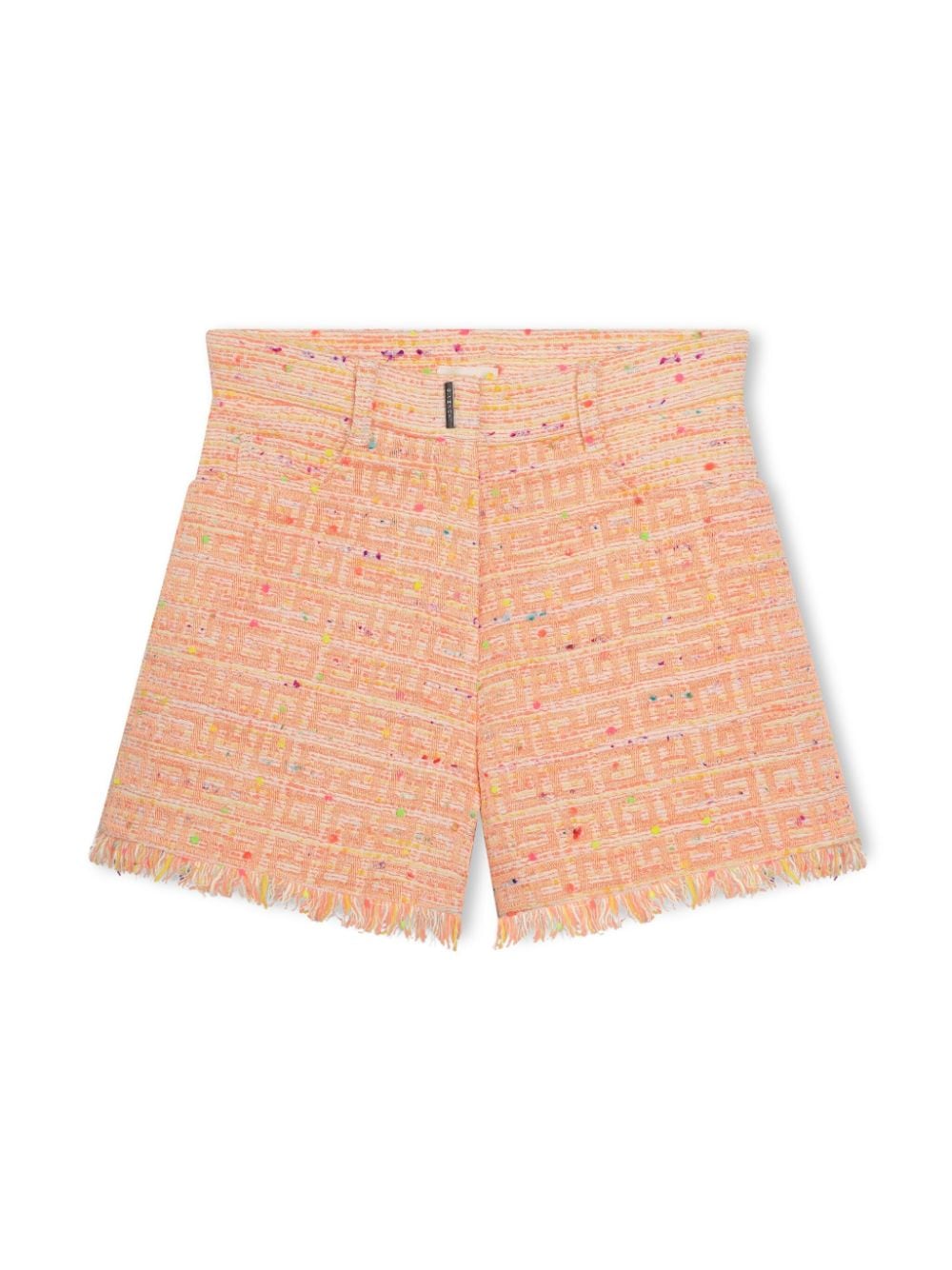 Givenchy Kids 4G-monogram tweed shorts - Pink von Givenchy Kids