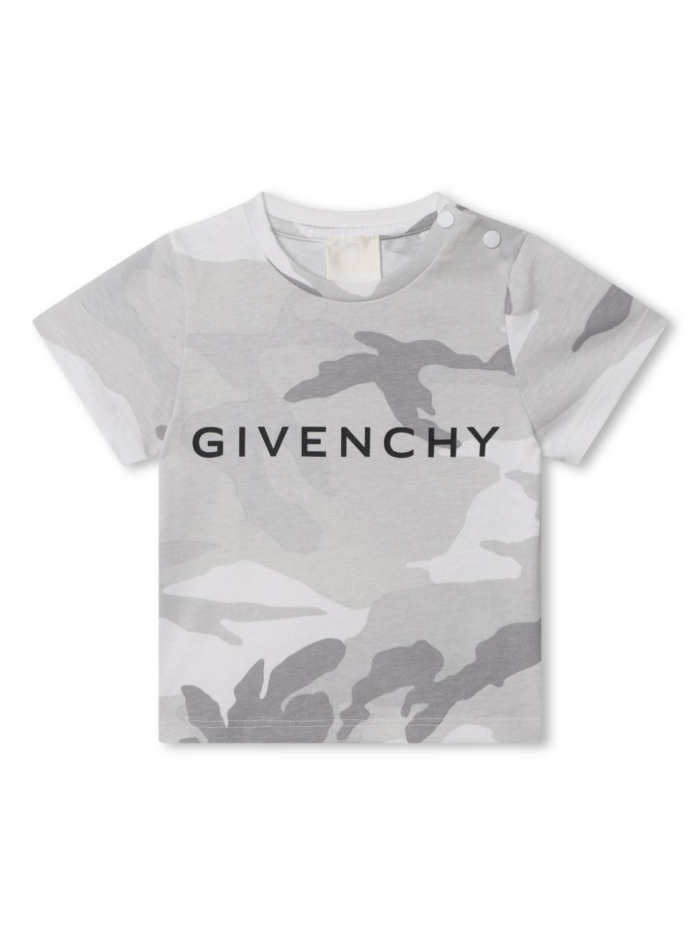 Givenchy Kids 4G-motif camouflage-print T-shirt - Grey von Givenchy Kids