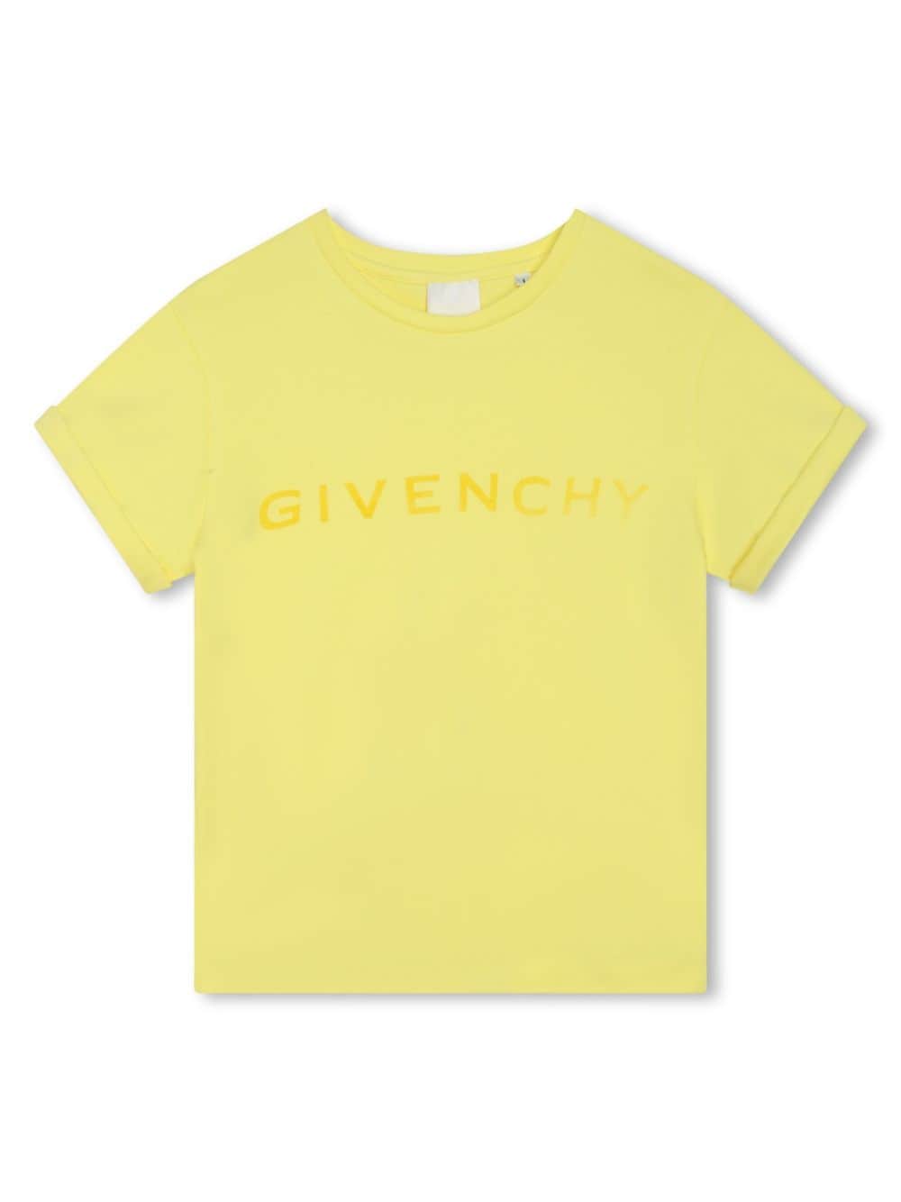 Givenchy Kids 4G-print cotton T-shirt - Yellow von Givenchy Kids