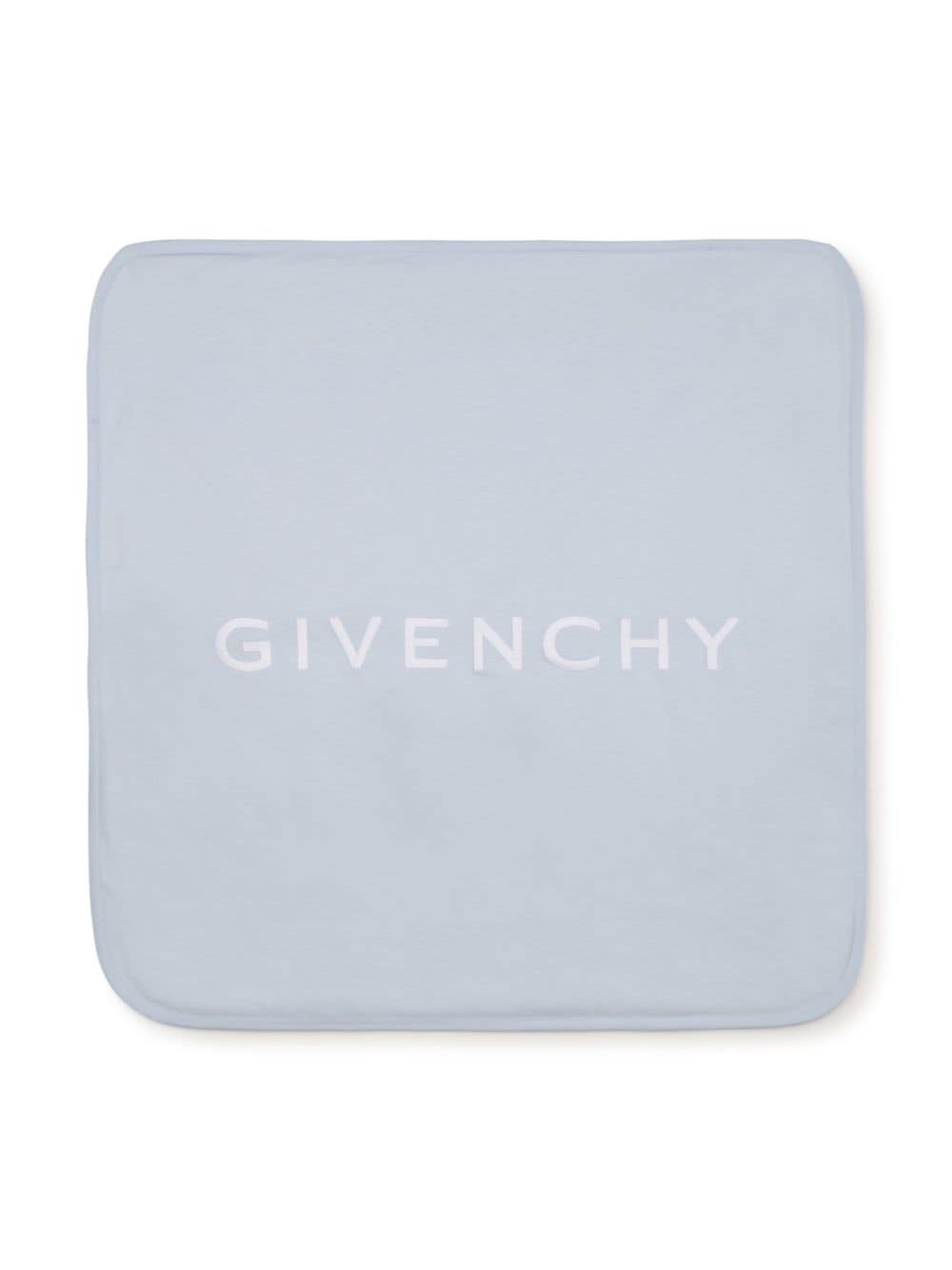 Givenchy Kids 4G-print padded cotton blanket - Blue von Givenchy Kids