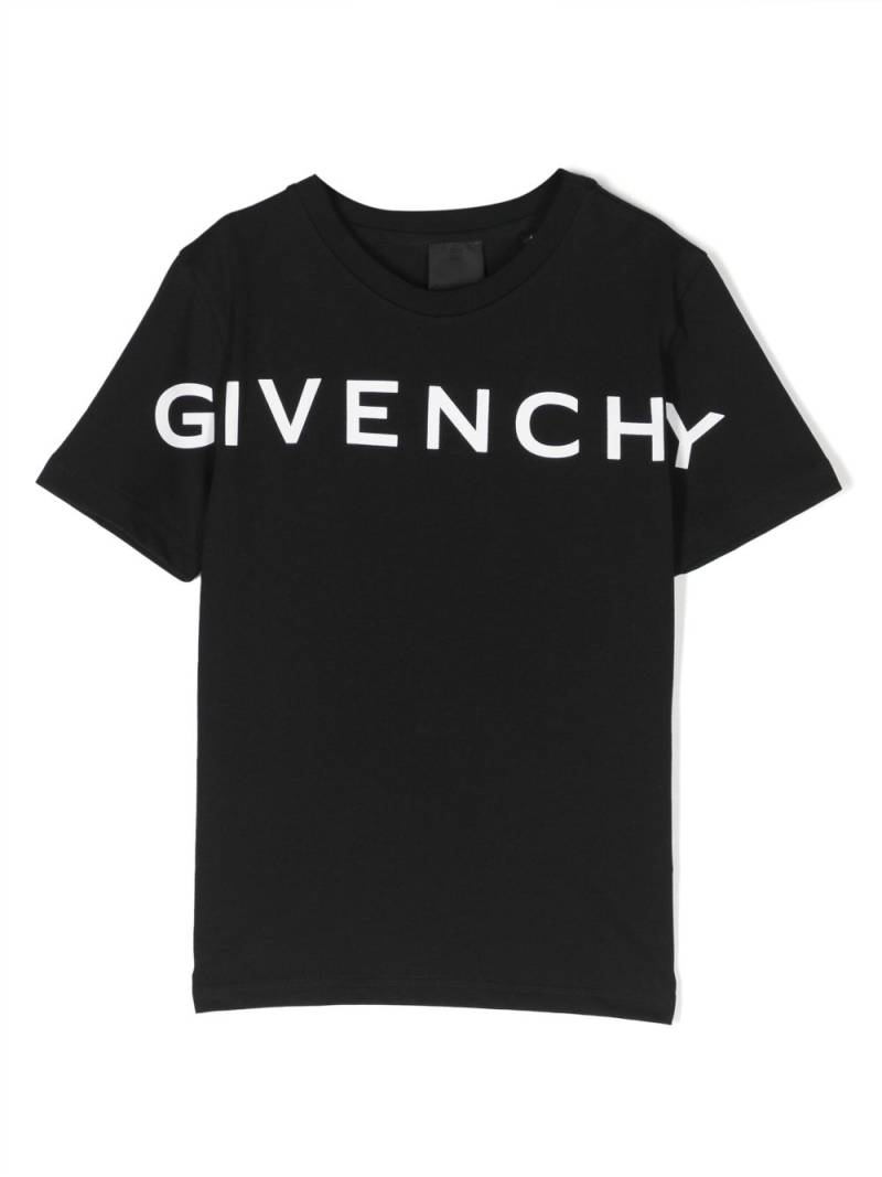 Givenchy Kids 4G star-print organic-cotton T-shirt - Black von Givenchy Kids