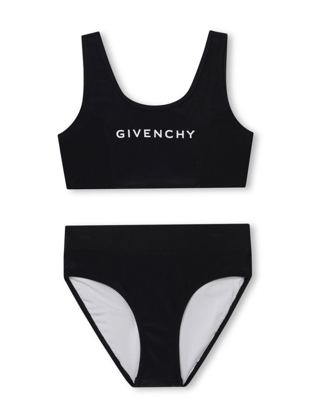 Givenchy Kids 4g-logo high-waisted bikini bottom - Black von Givenchy Kids