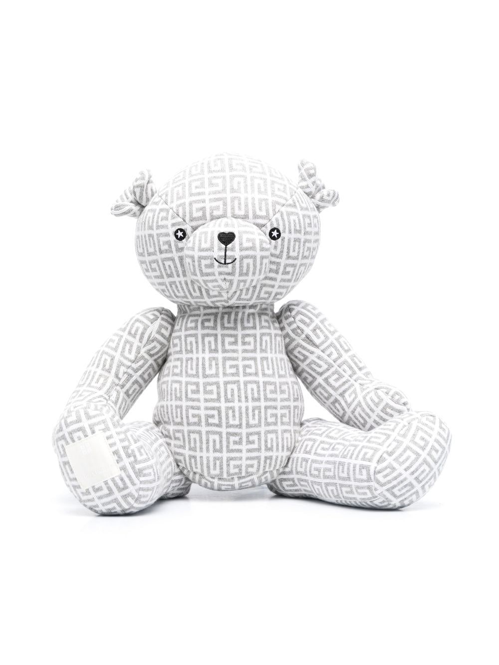 Givenchy Kids 4G-print bear soft toy - Grey von Givenchy Kids