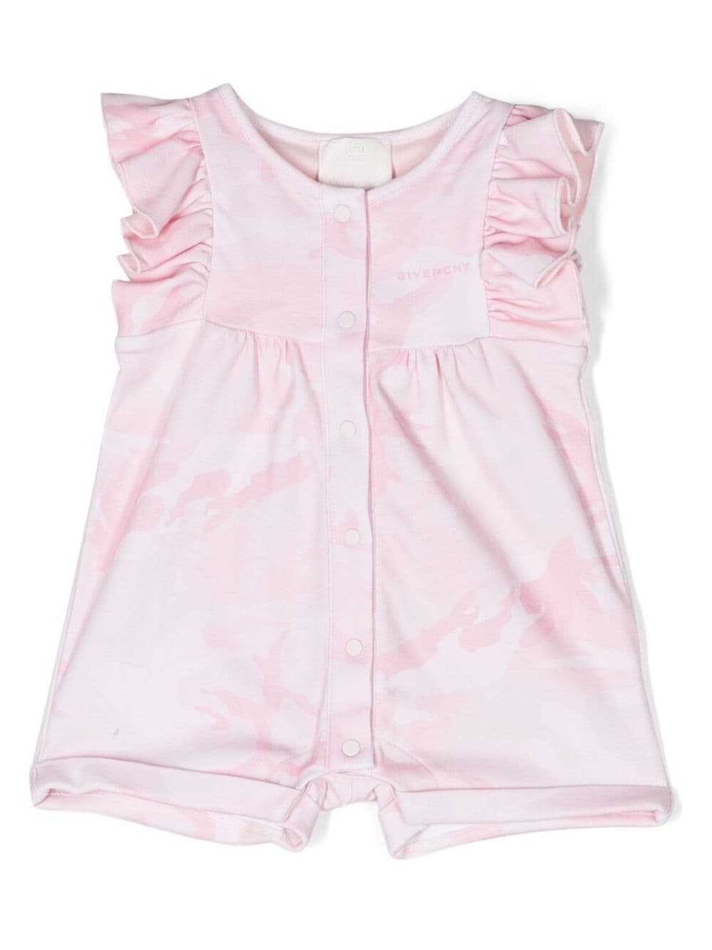 Givenchy Kids camouflage sleeveless babygrow set - Pink von Givenchy Kids