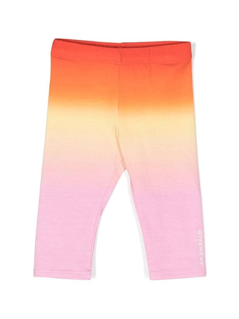 Givenchy Kids gradient-effect leggings - Pink von Givenchy Kids