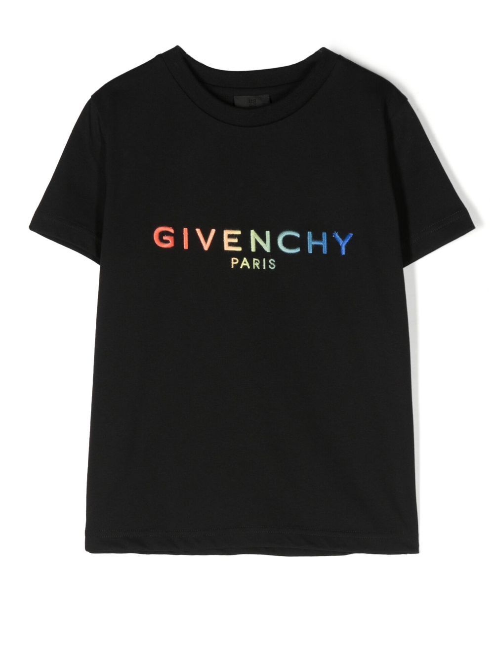 Givenchy Kids gradient logo-print T-shirt - Black von Givenchy Kids