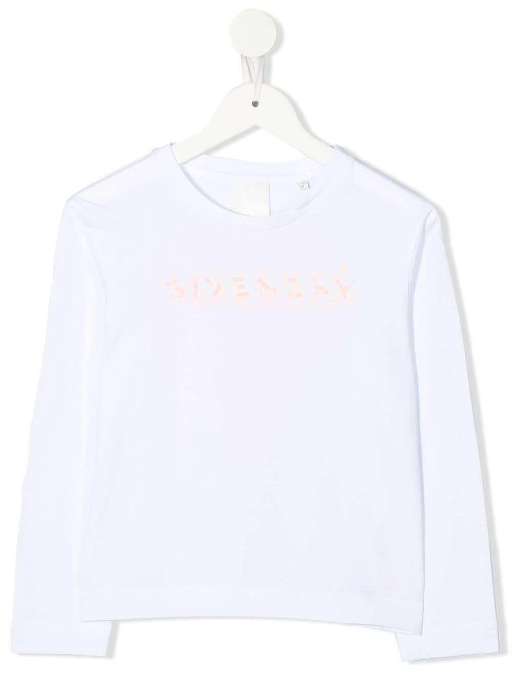 Givenchy Kids graphic logo-print T-shirt - White von Givenchy Kids