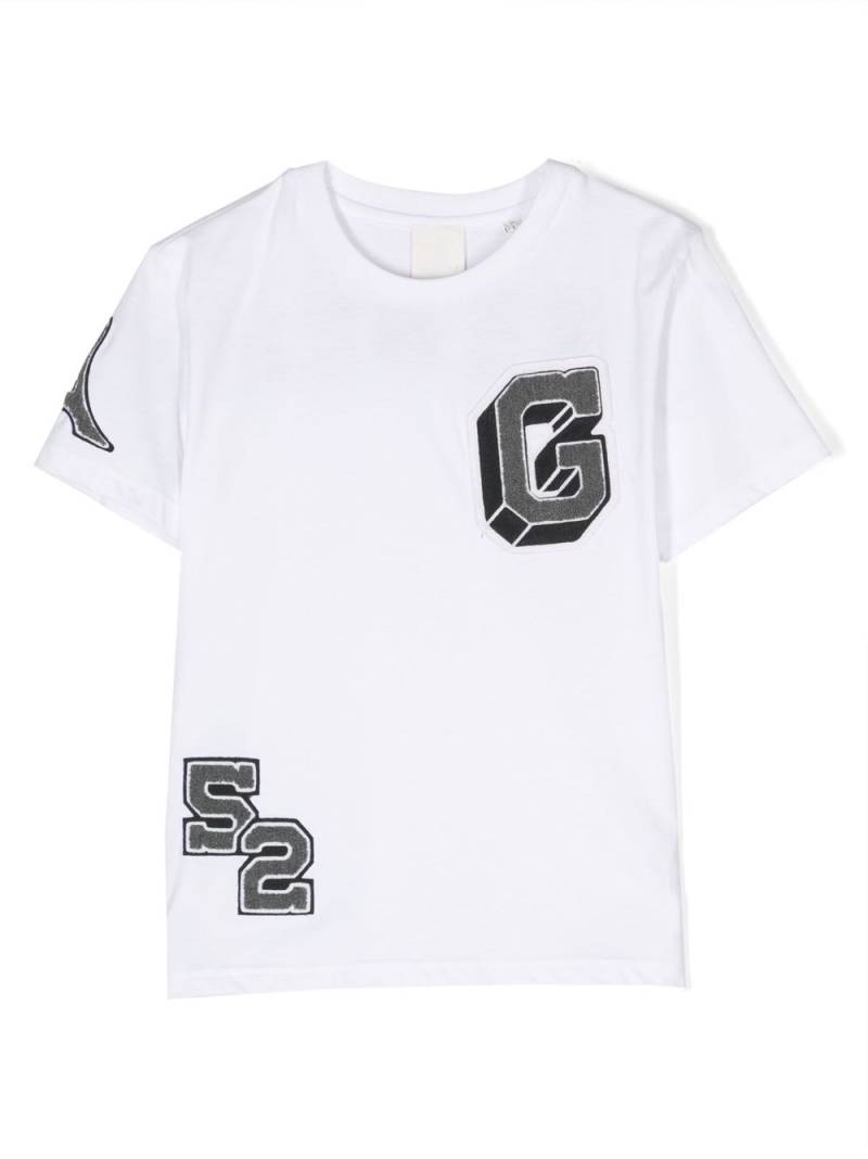 Givenchy Kids logo-appliqué organic-cotton T-shirt - White von Givenchy Kids