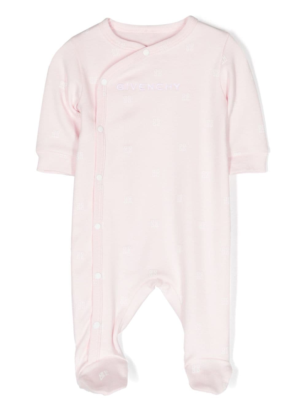 Givenchy Kids logo-embroidered 4G-print pajamas - Pink von Givenchy Kids