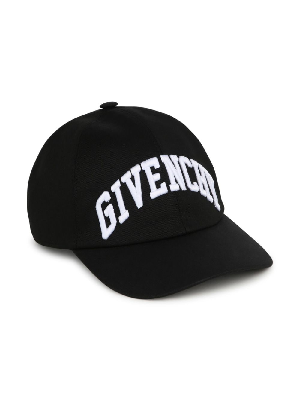 Givenchy Kids logo-embroidered twill cap - Black von Givenchy Kids