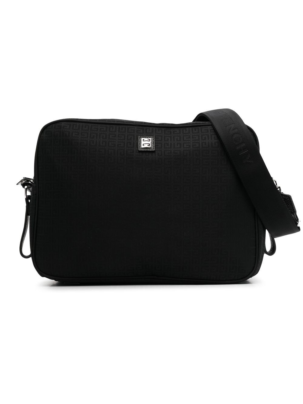 Givenchy Kids logo-patch zipped baby changing bag - Black von Givenchy Kids