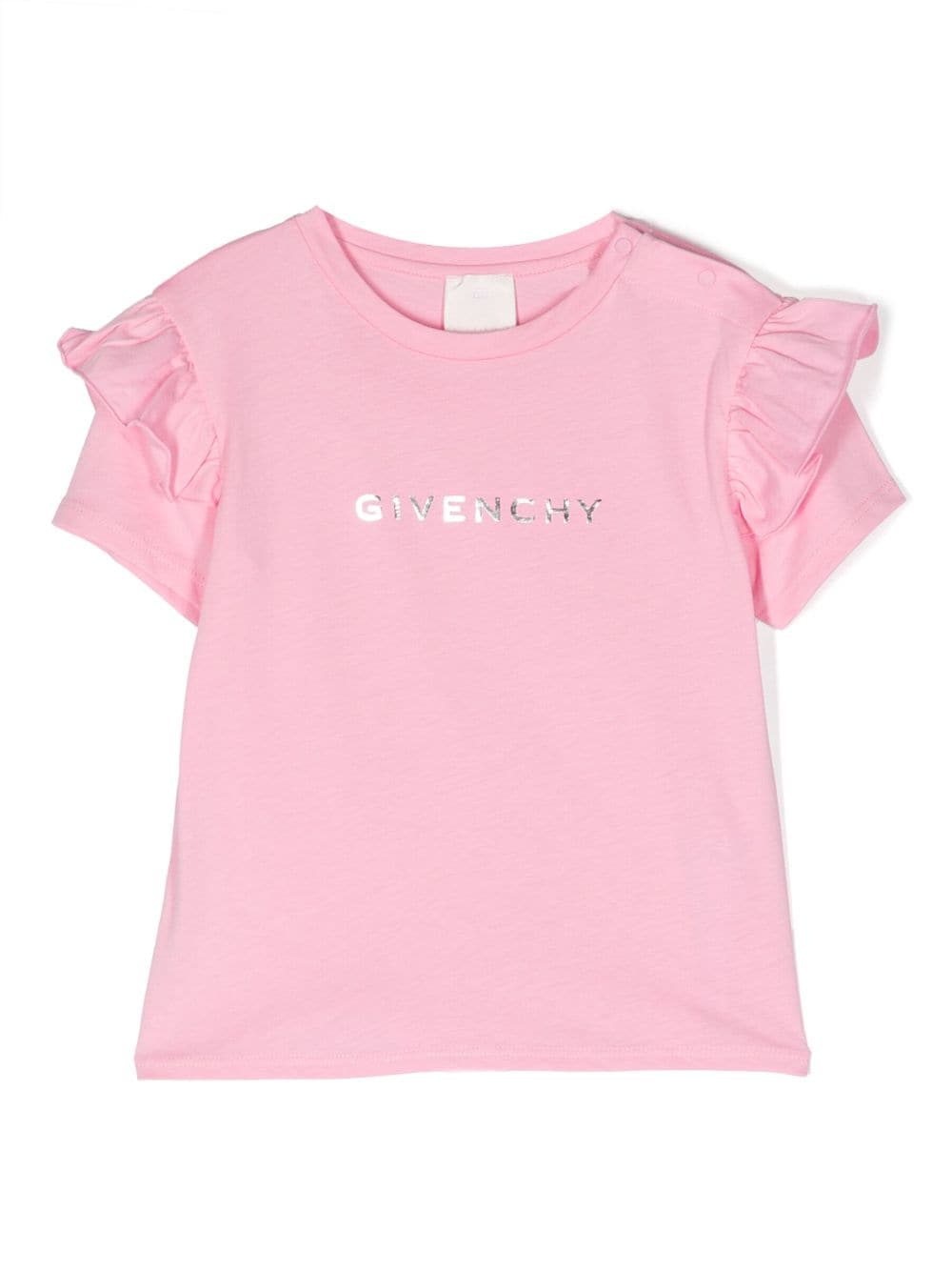 Givenchy Kids logo-print T-shirt - Pink von Givenchy Kids