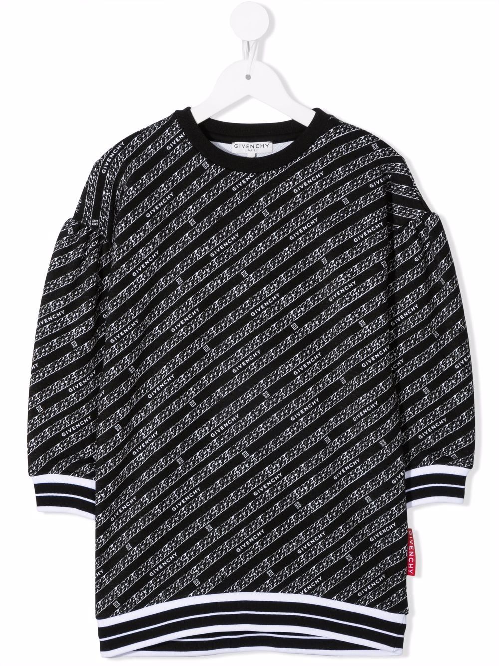 Givenchy Kids logo-print casual dress - Black von Givenchy Kids