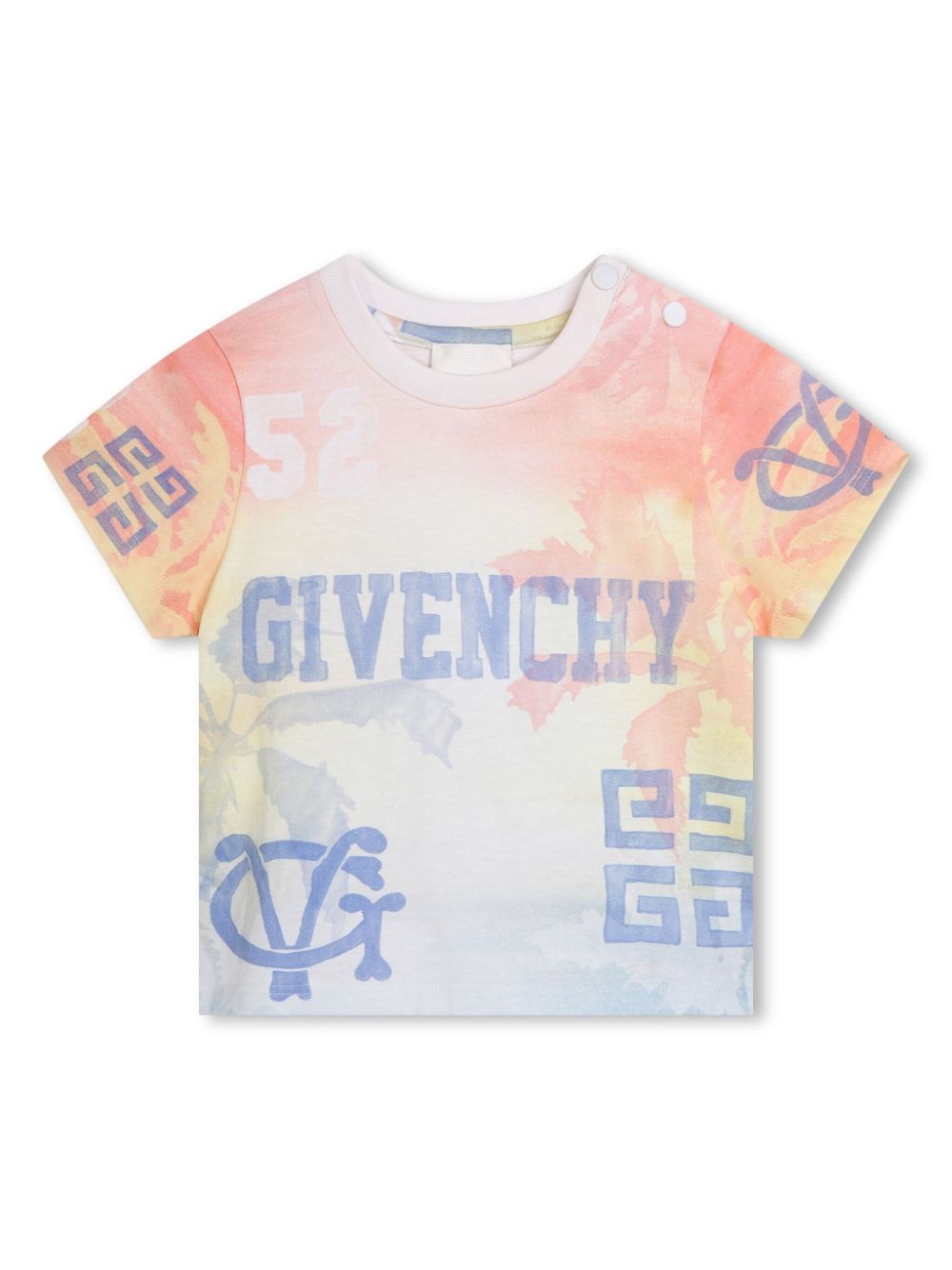 Givenchy Kids logo-print cotton T-shirt - Blue von Givenchy Kids