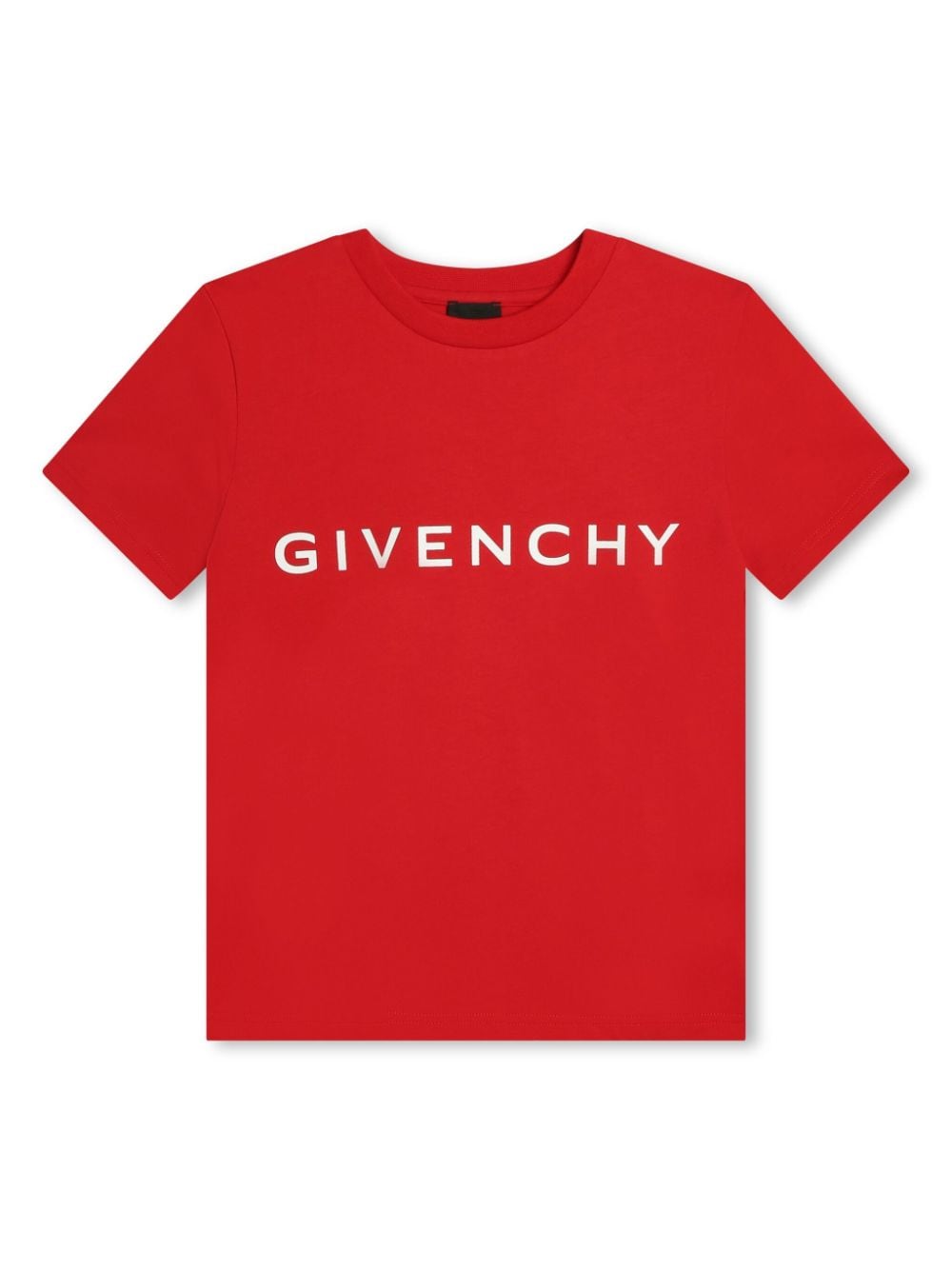 Givenchy Kids logo-print cotton T-shirt - Red von Givenchy Kids