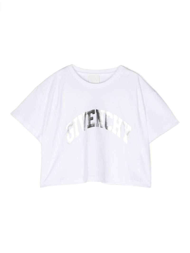 Givenchy Kids logo-print cotton T-shirt - White von Givenchy Kids
