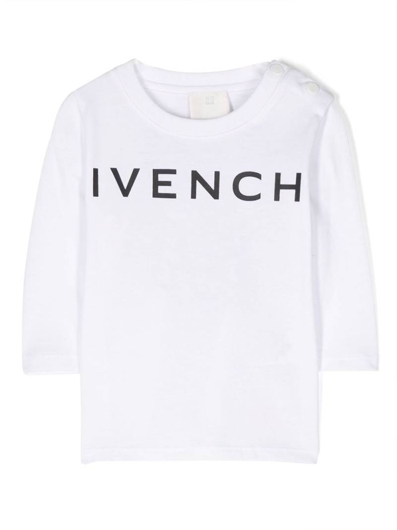 Givenchy Kids logo-print cotton T-shirt - White von Givenchy Kids