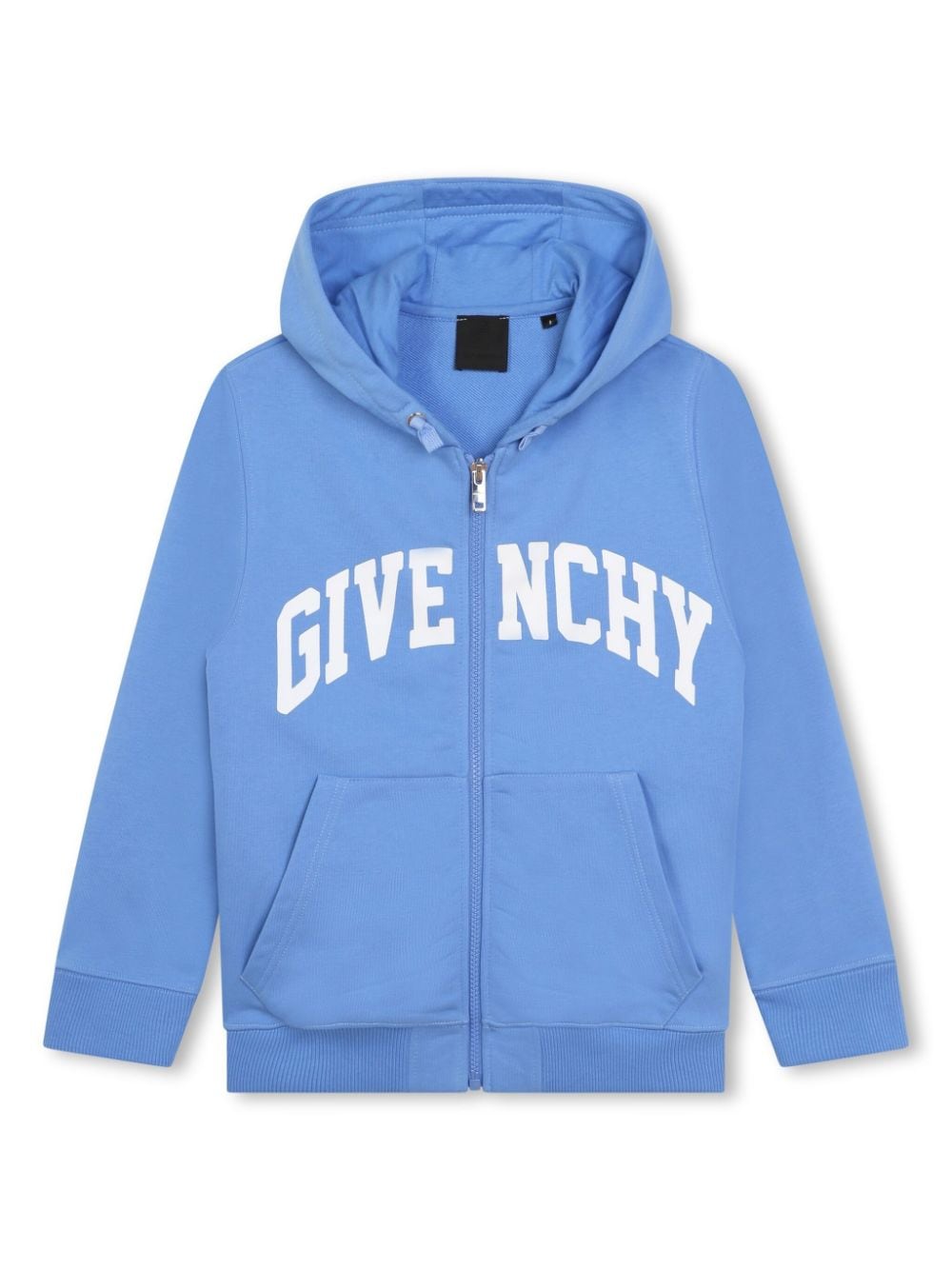 Givenchy Kids logo-print cotton-blend jacket - Blue von Givenchy Kids