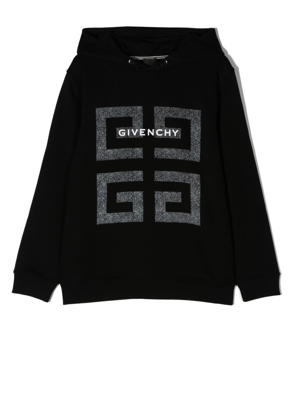 Givenchy Kids logo-print cotton hoodie - Black von Givenchy Kids