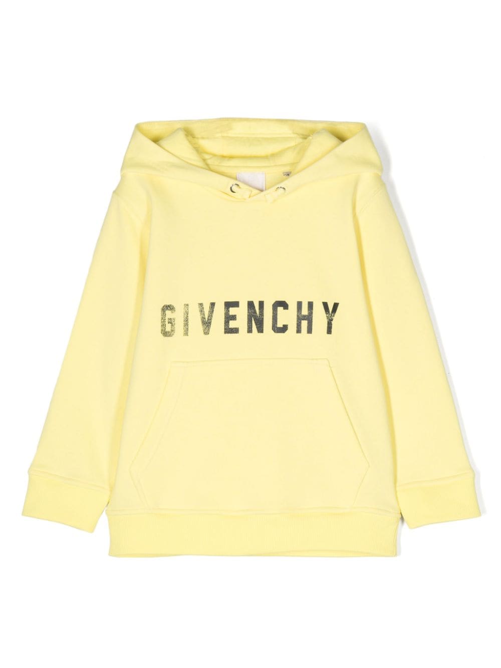 Givenchy Kids logo-print cotton hoodie - Yellow von Givenchy Kids