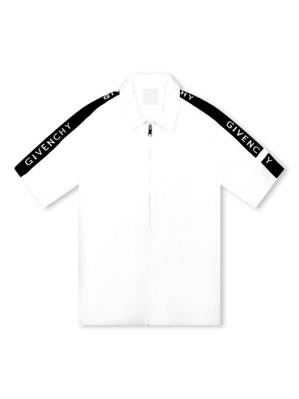 Givenchy Kids logo-print cotton shirt - White von Givenchy Kids