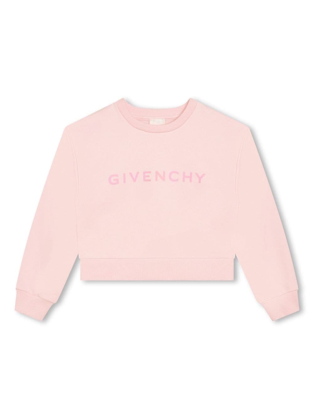 Givenchy Kids logo-print fleece sweatshirt - Pink von Givenchy Kids