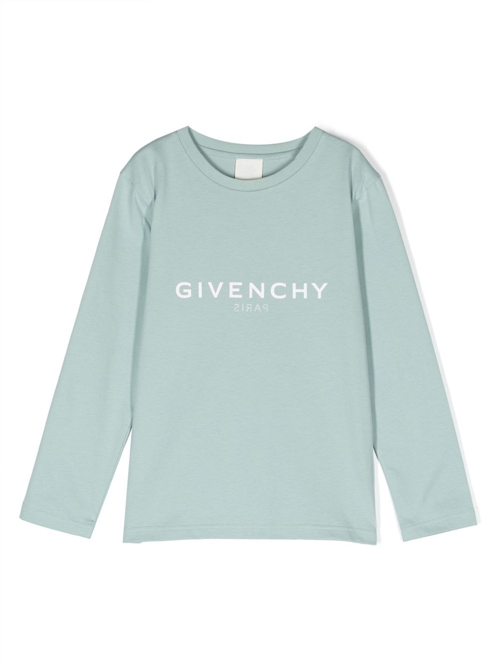 Givenchy Kids logo-print organic-cotton T-shirt - Blue von Givenchy Kids