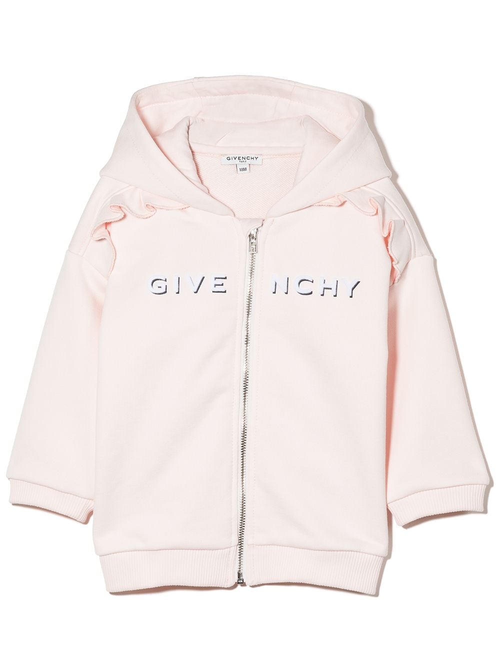 Givenchy Kids logo-print zip-up hoodie - Pink von Givenchy Kids