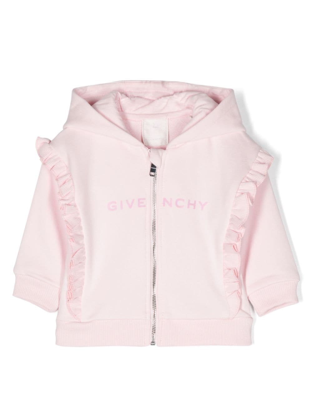 Givenchy Kids logo-print zipped hoodie - Pink von Givenchy Kids