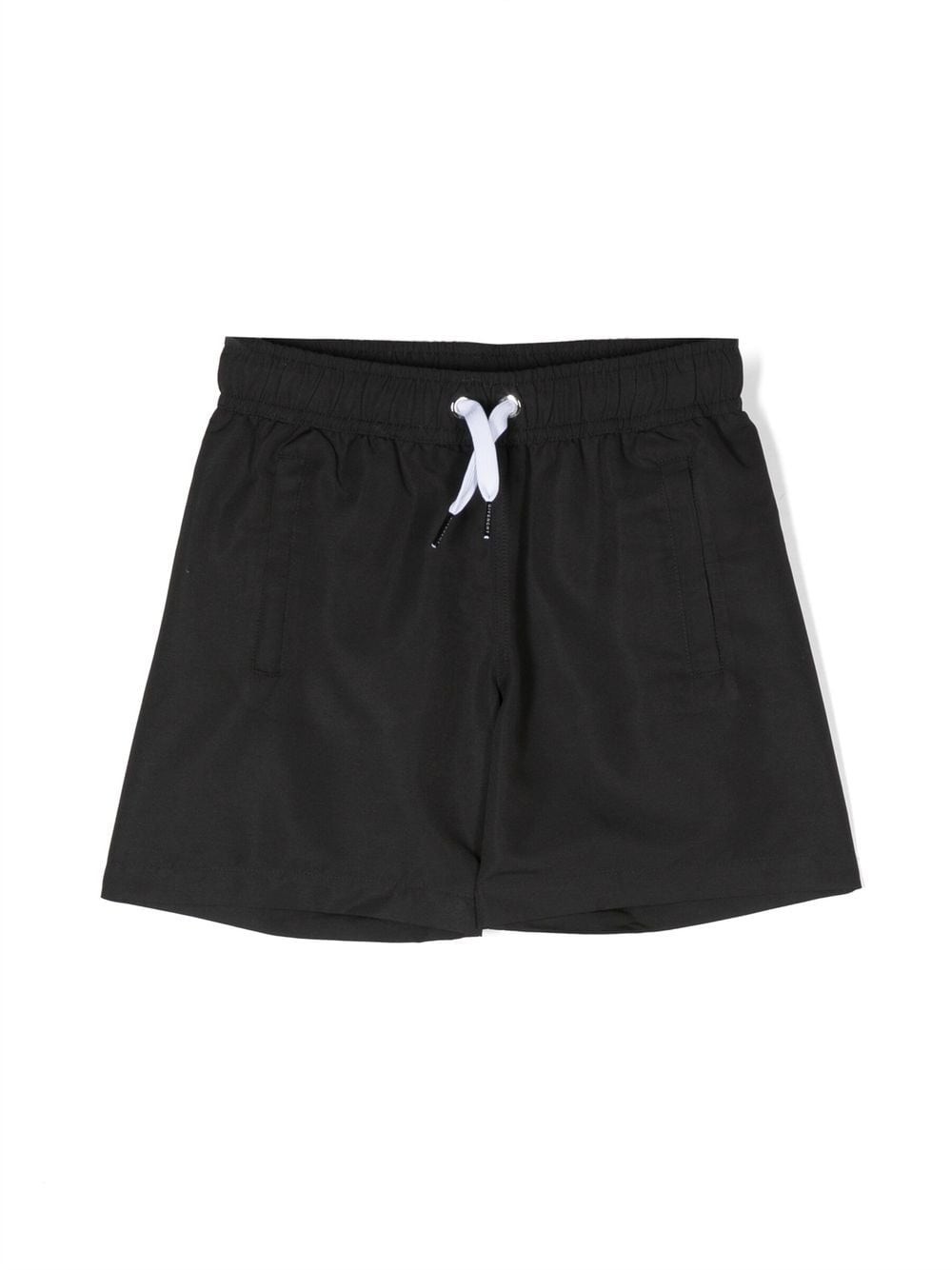 Givenchy Kids painted-logo swim shorts - Black von Givenchy Kids