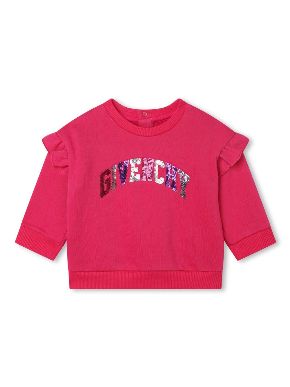 Givenchy Kids sequinned-logo fleece sweatshirt - Pink von Givenchy Kids