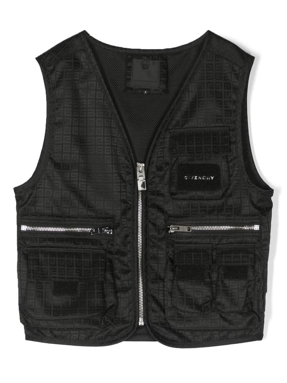 Givenchy Kids zip-up waistcoat - Black von Givenchy Kids