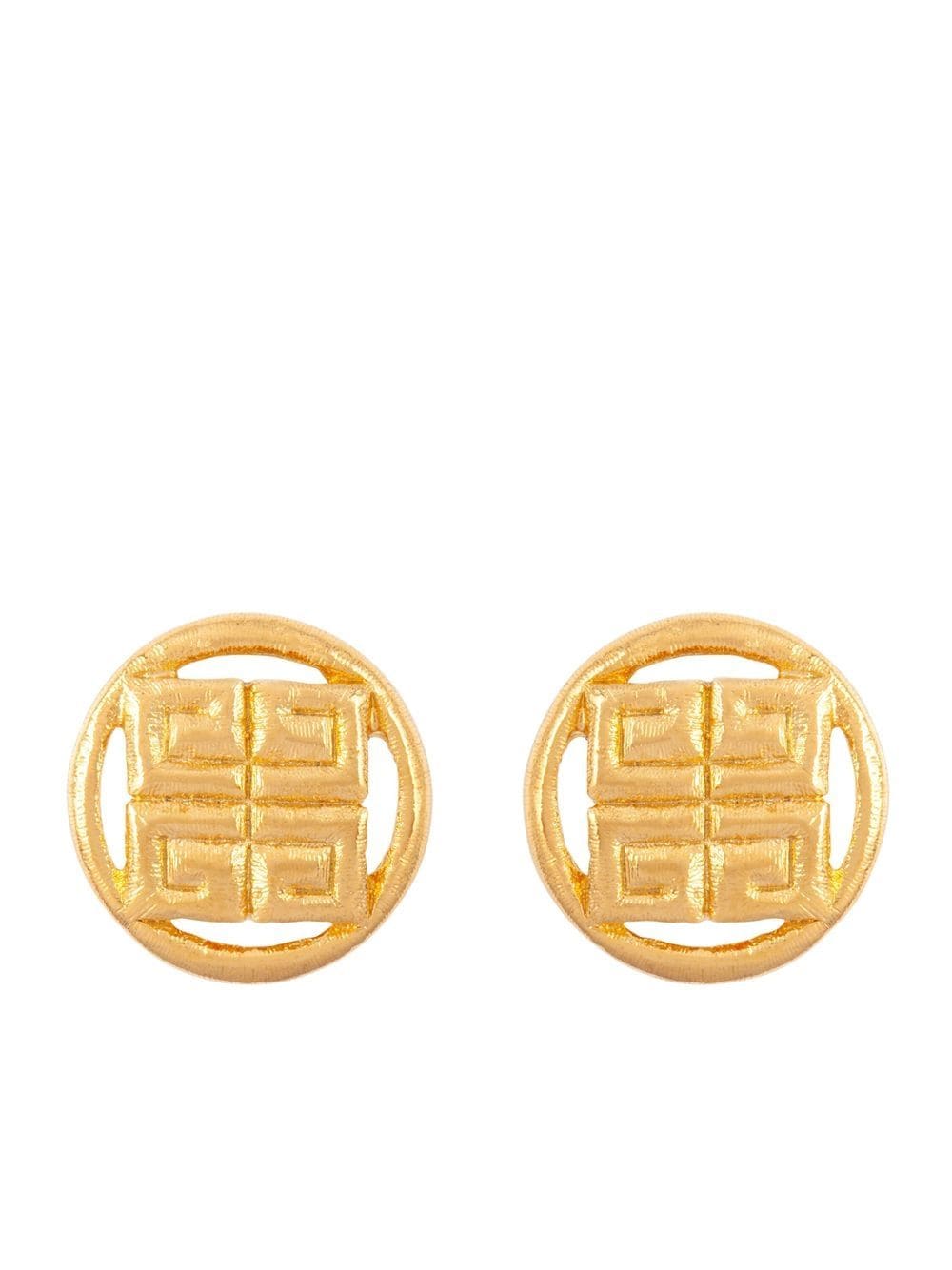 Givenchy Pre-Owned 1980s 4G clip-on earrings - Gold von Givenchy Pre-Owned