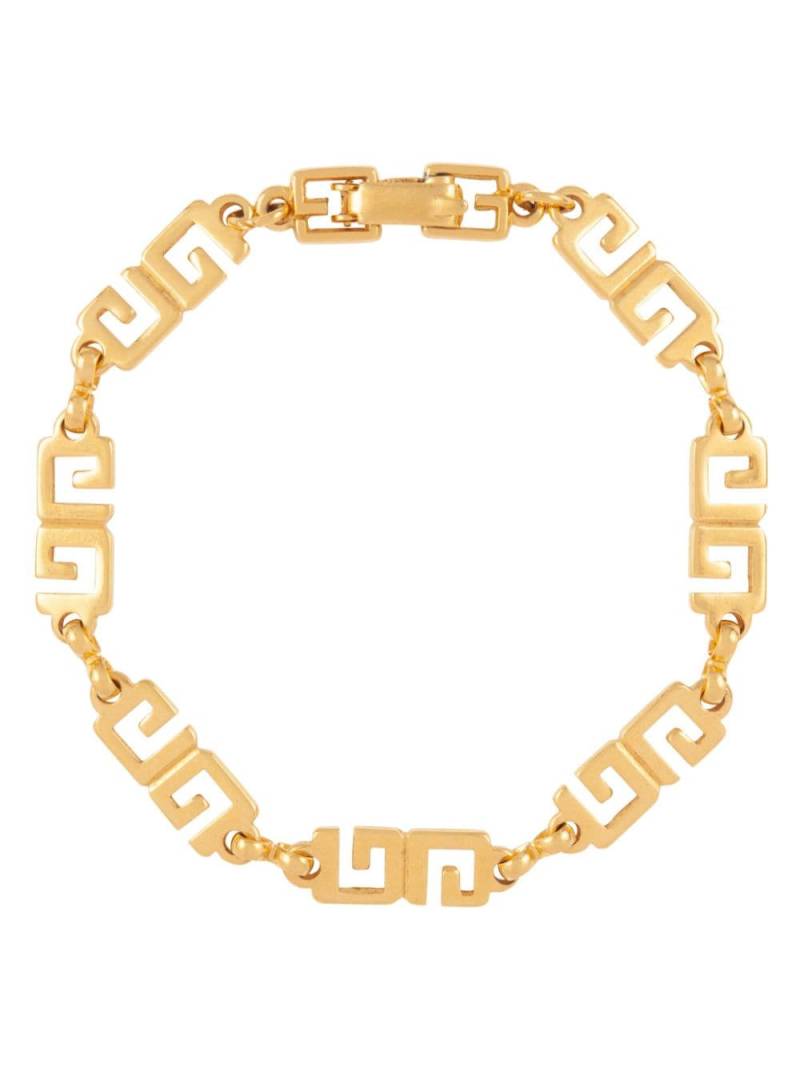 Givenchy Pre-Owned 1980s Square G link bracelet - Gold von Givenchy Pre-Owned