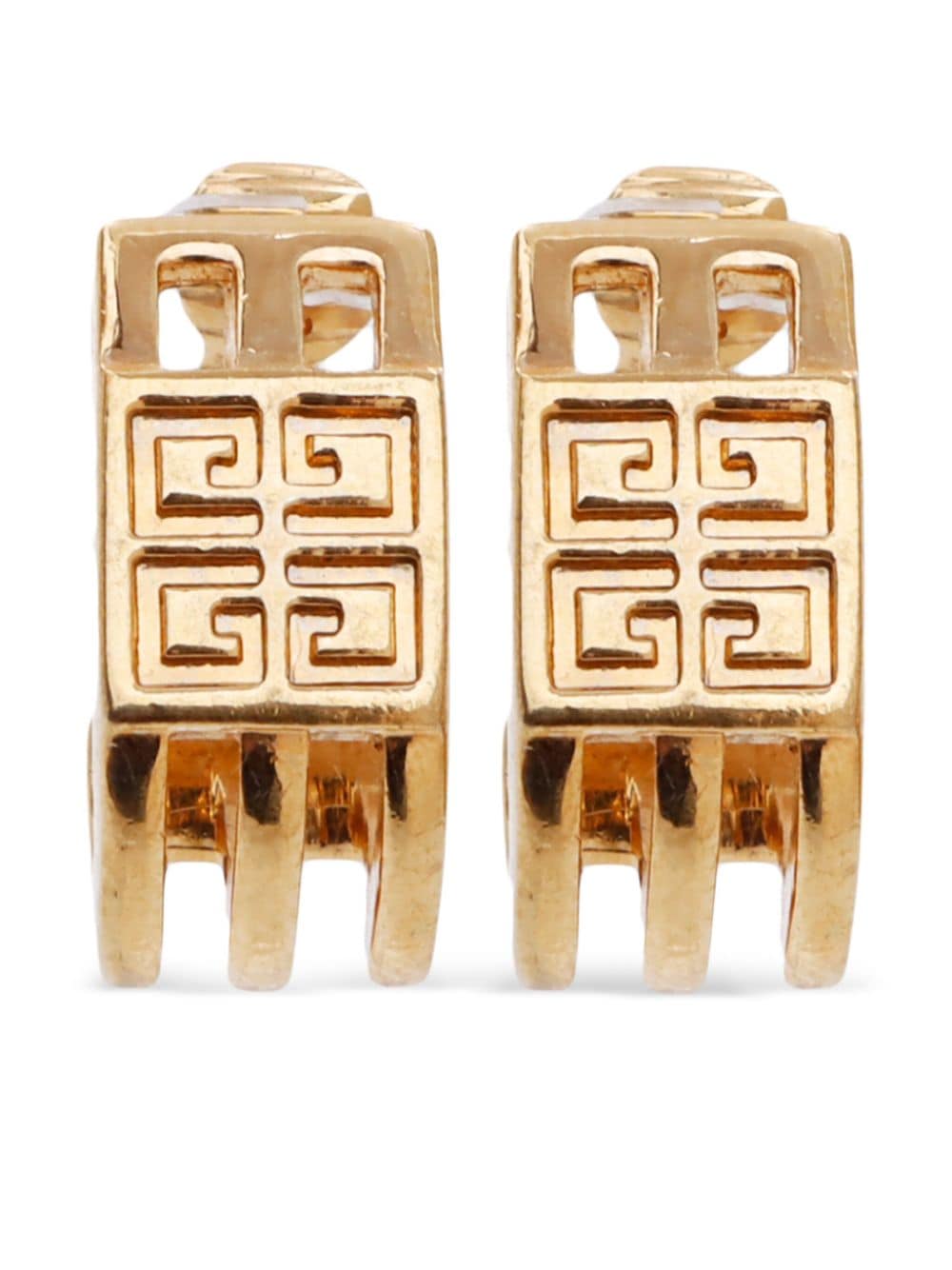 Givenchy Pre-Owned 4G-engraved clip-on earrings - Gold von Givenchy Pre-Owned