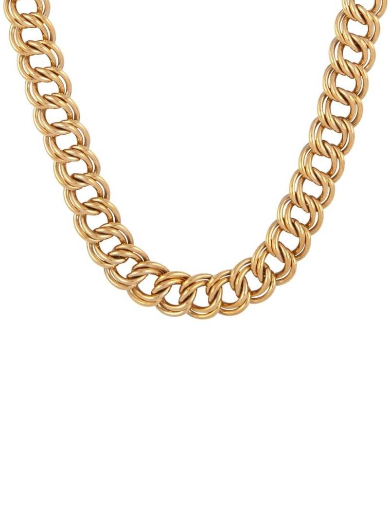 Givenchy Pre-Owned G-clasp double-chain necklace - Gold von Givenchy Pre-Owned