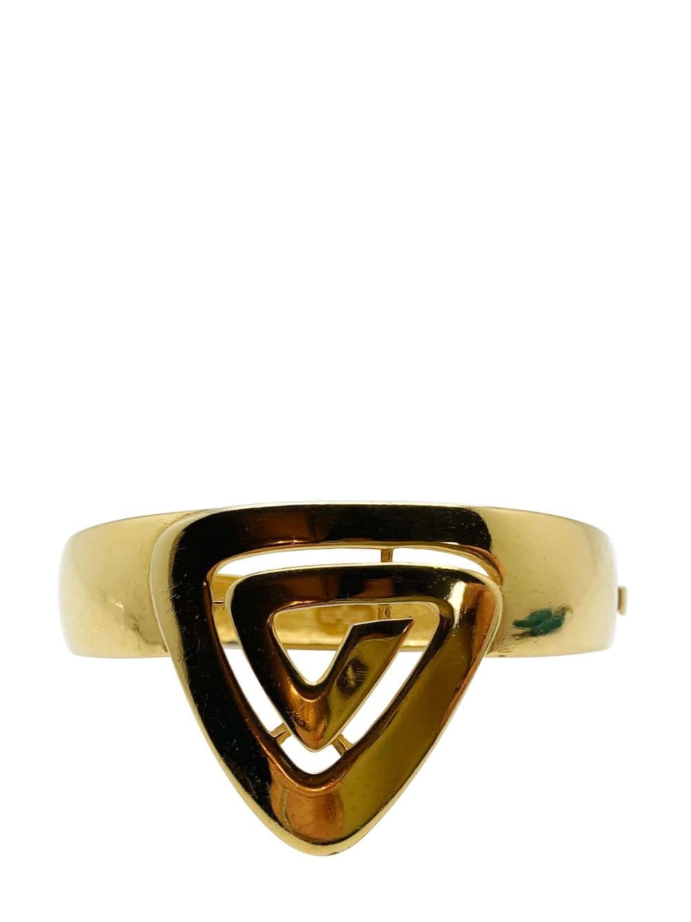 Givenchy Pre-Owned Vintage Givenchy Modernist Cuff Dated 1976 - Gold von Givenchy Pre-Owned