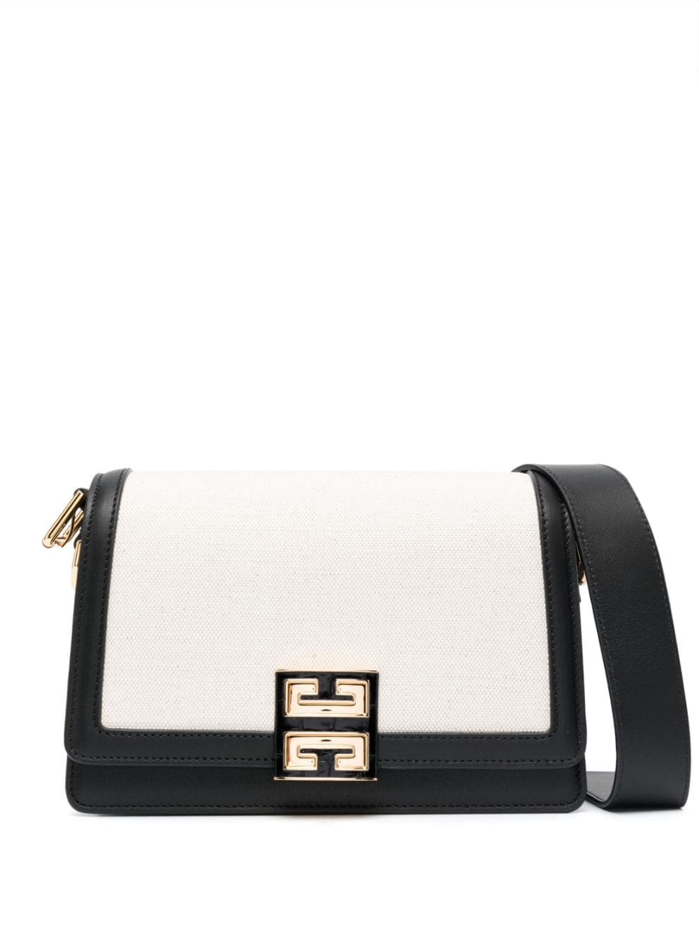 Givenchy 4G canvas leather crossbody bag - Neutrals von Givenchy