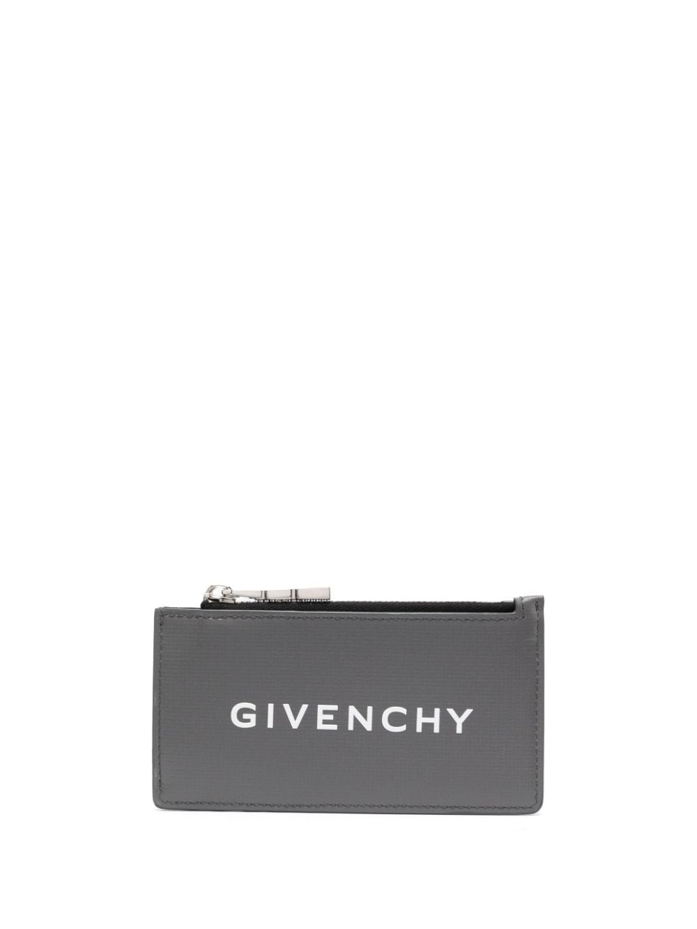 Givenchy 4G logo-print leather cardholder - Grey von Givenchy