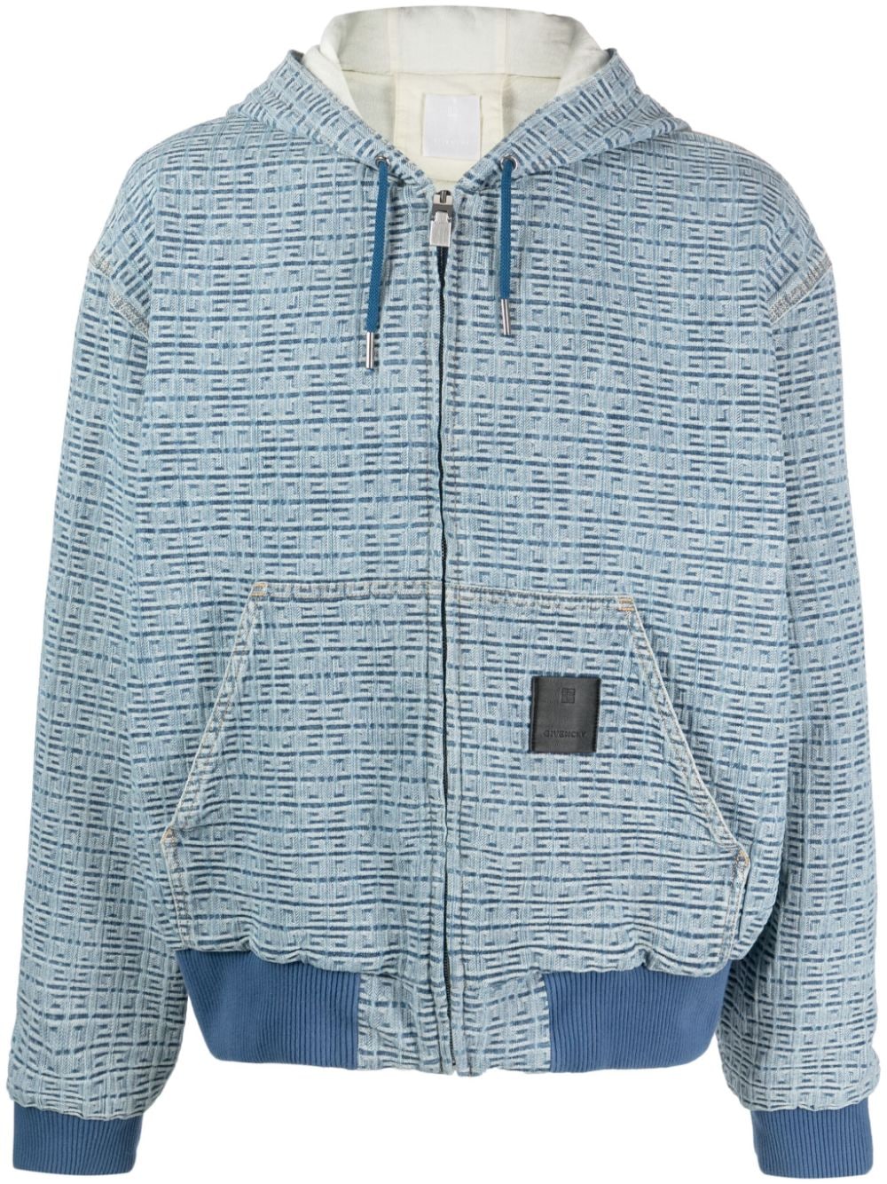 Givenchy 4G-motif denim jacket - Blue von Givenchy