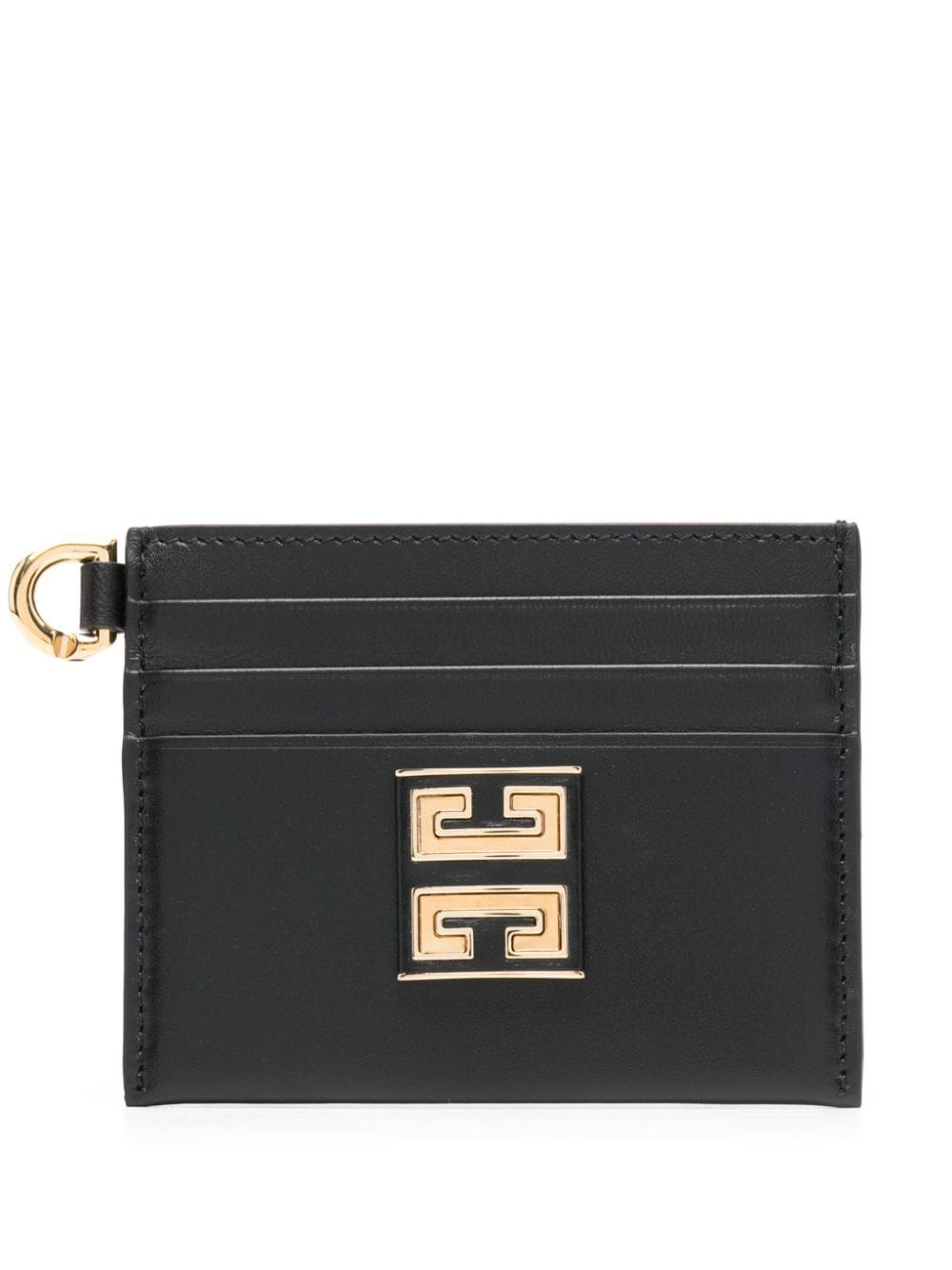 Givenchy 4G-plaque leather cardholder - Black von Givenchy