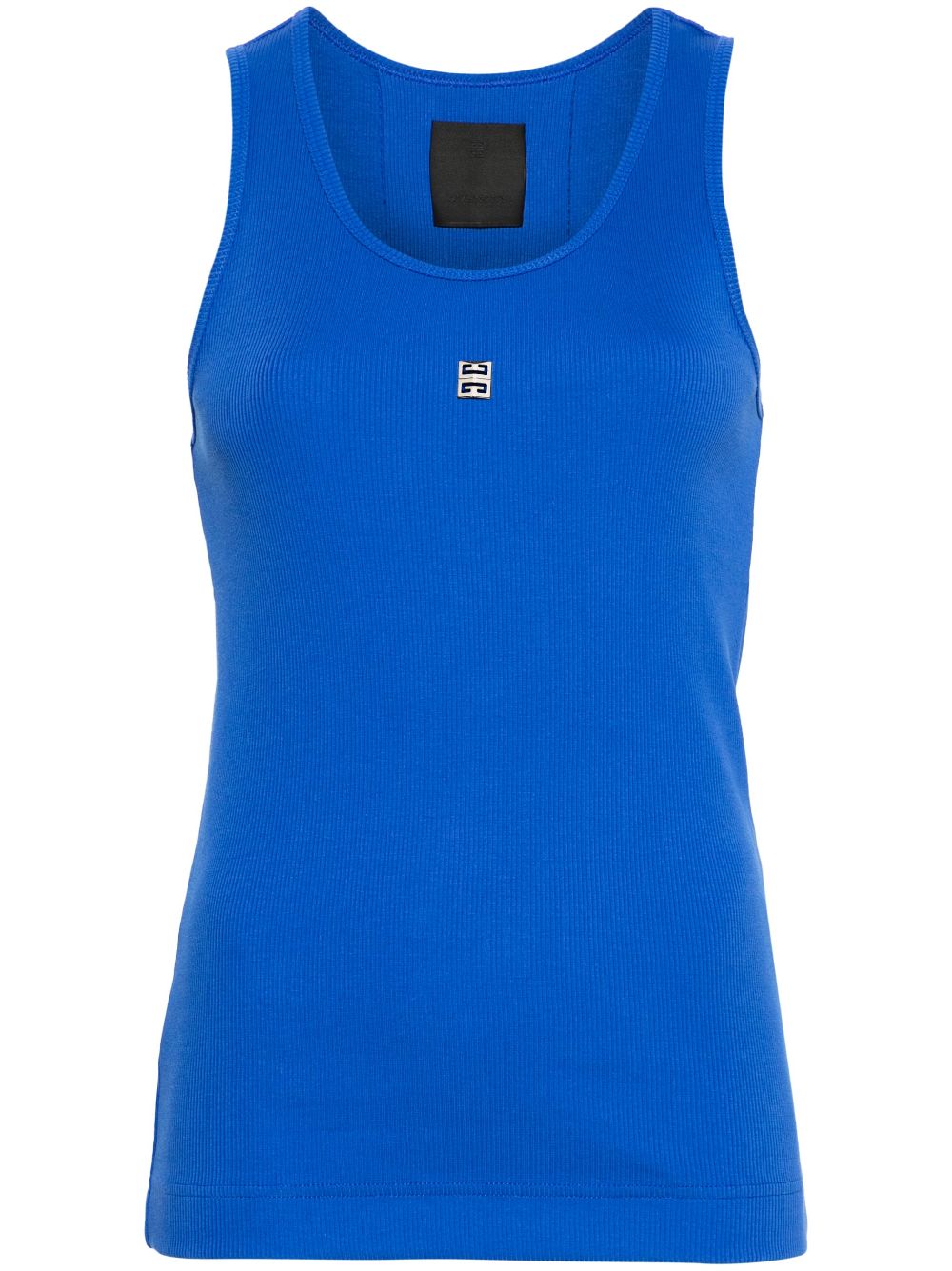 Givenchy 4G-plaque ribbed tank top - Purple von Givenchy