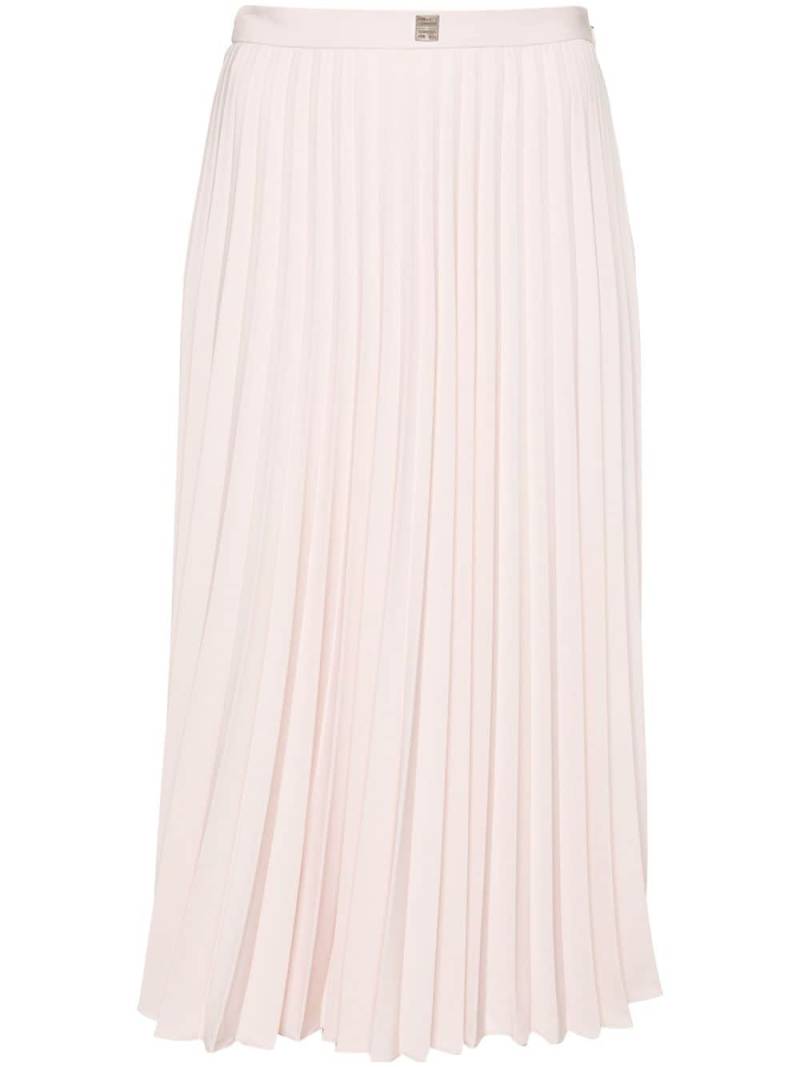 Givenchy 4G pleated midi skirt - Pink von Givenchy