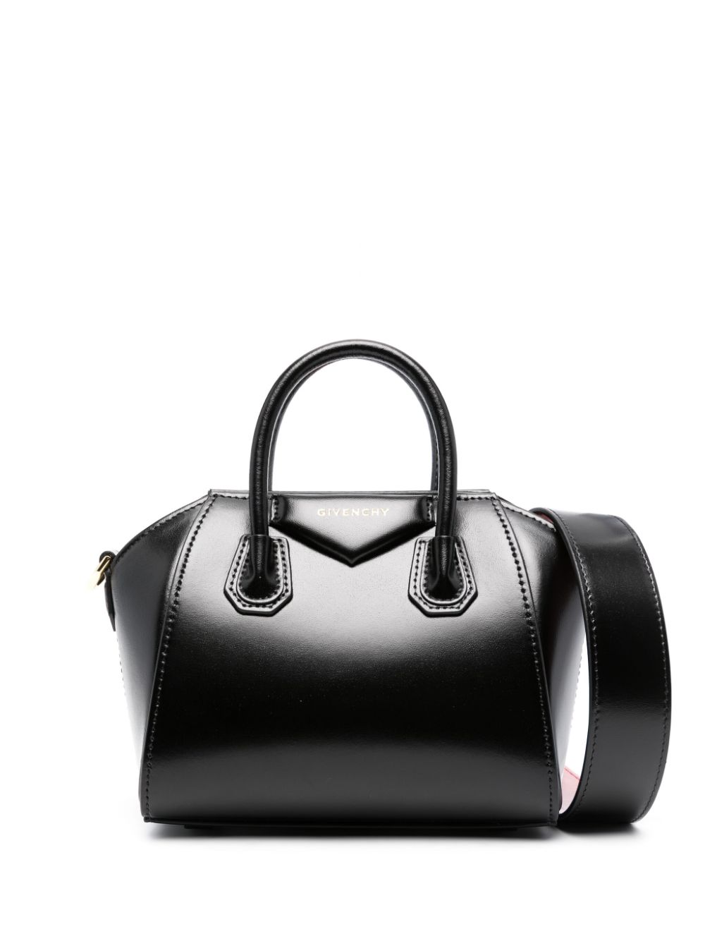 Givenchy Antigona mini leather tote bag - Black von Givenchy