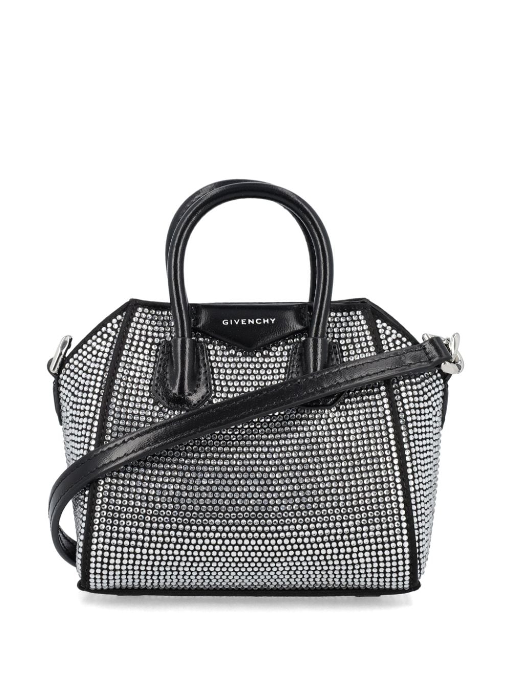 Givenchy Antigona rhinestone-embellished mini bag - Blue von Givenchy