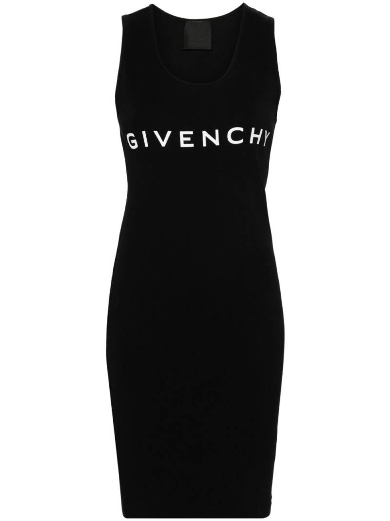 Givenchy Archetype logo-print tank dress - Black von Givenchy