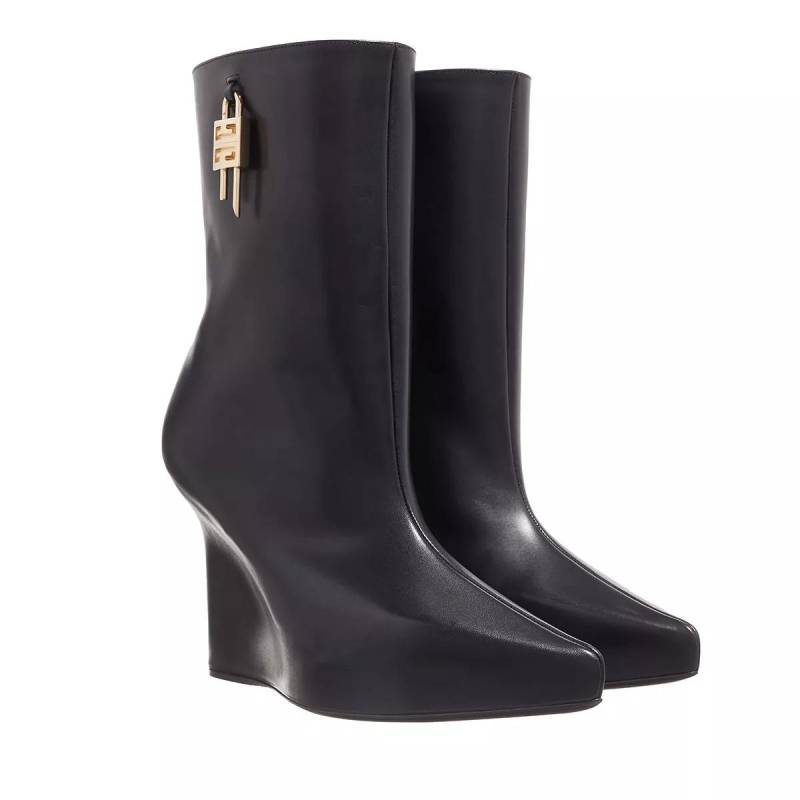 Givenchy Boots & Stiefeletten - G Lock Wedge Low Boot - Gr. 36 (EU) - in Schwarz - für Damen von Givenchy