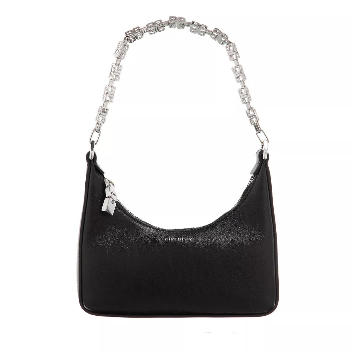 Givenchy Umhängetasche - Mini Moon Cut Out Bag Leather - Gr. unisize - in Schwarz - für Damen von Givenchy