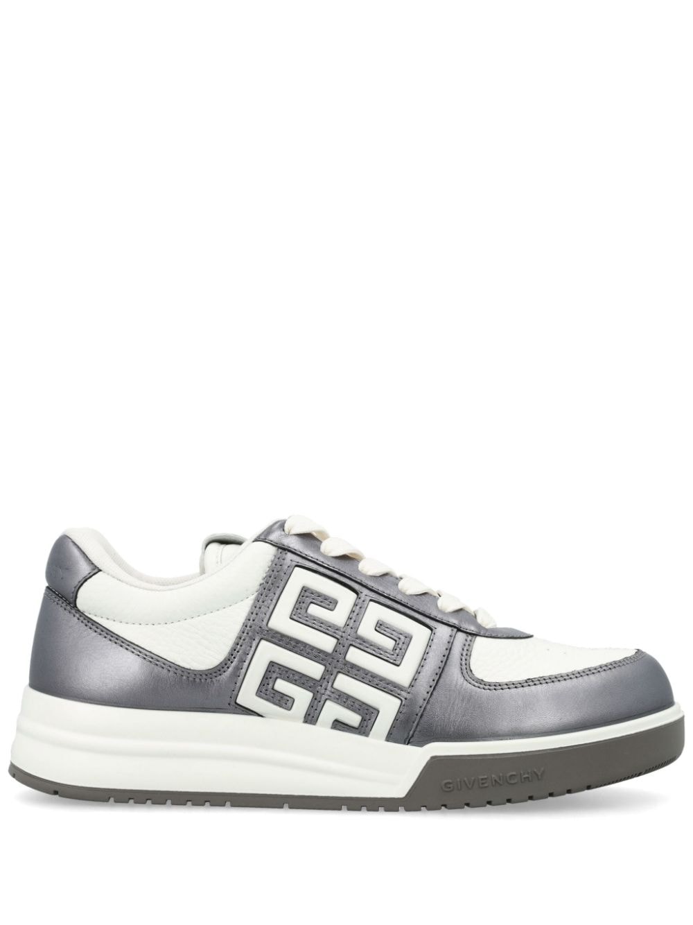 Givenchy G4 low-top leather sneakers - Silver von Givenchy