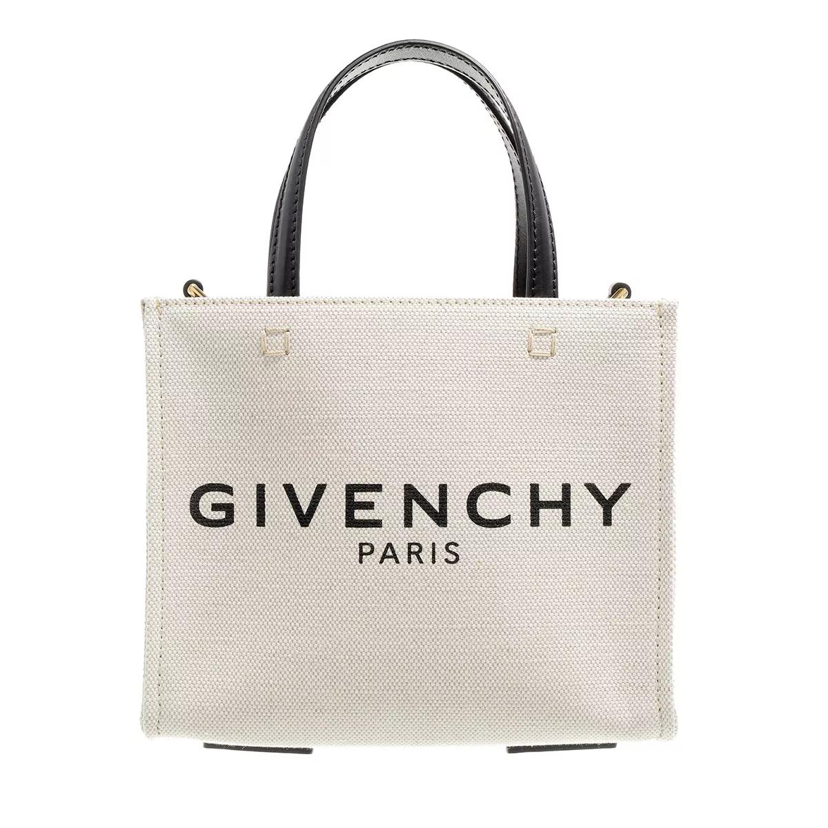 Givenchy Henkeltasche - Mini G Tote Shopping Bag Canvas - Gr. unisize - in Beige - für Damen von Givenchy